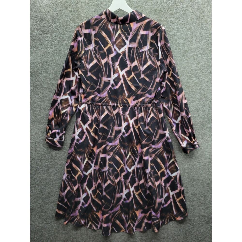 Atelier Dress Women's 4 Mauve Pink Black Quartz High Low NWT - Picture 4 of 12